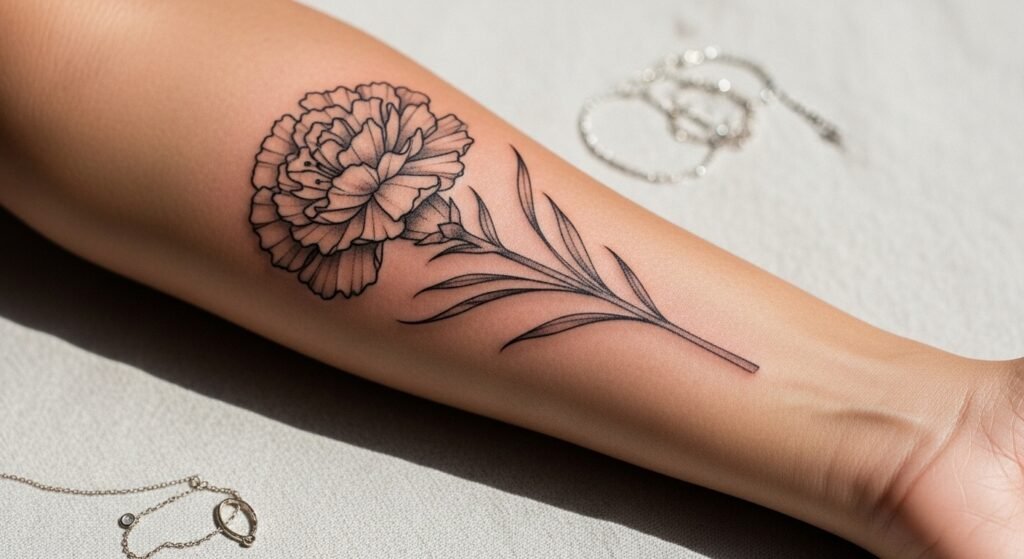 22 Gorgeous Carnation Flower Tattoo Designs That Are Intricate Bold and Perfect for Any Body Placement
