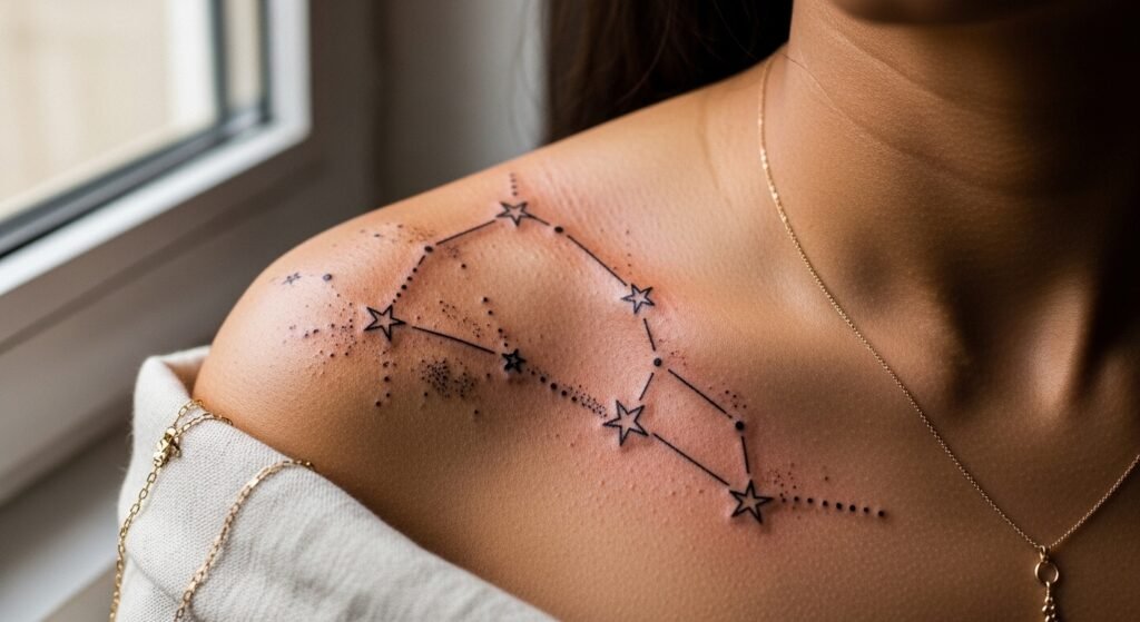 24 Affordable Constellation Astrology Tattoo Ideas That Look High End and Carry Deep Personal Meaning