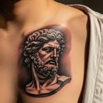 20 Simple Black and Grey Zeus Tattoo Designs That Are Dramatic Moody and Strikingly Powerful