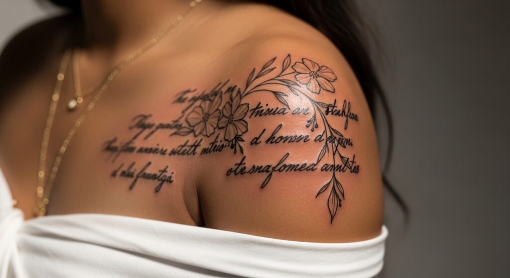 23 Trendy Shoulder Cap Tattoo Ideas for Women That Are Elegant Feminine and Deeply Personal