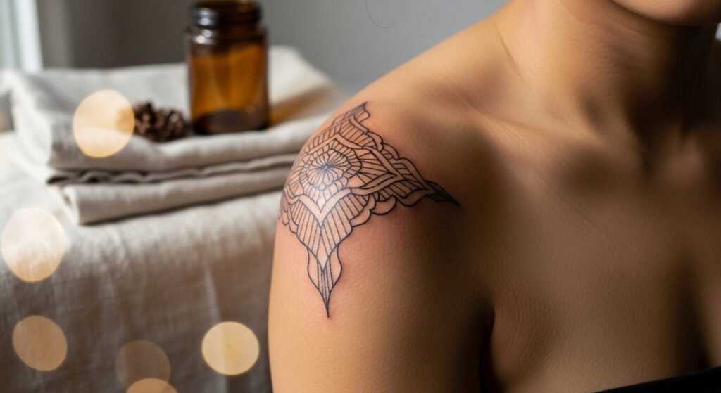 How to Care for a Shoulder Cap Tattoo So It Stays Crisp Vibrant and Perfectly Healed for Many Years