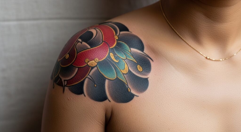 25 Genius Japanese Shoulder Cap Tattoo Ideas That Are Intricate Colorful and Steeped in Rich Cultural Meaning