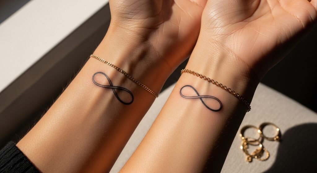24 Genius Infinity Tattoo Designs for Couples That Are Matching Romantic and Absolutely Deeply Meaningful