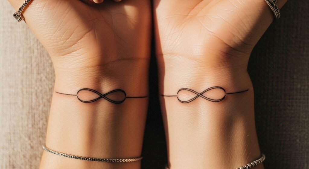 29 Magical Infinity Tattoo Designs for Best Friends That Are Matching Meaningful and Totally Adorable